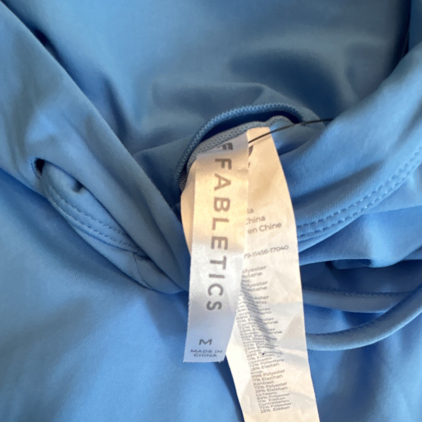 Fabletics Boost Performance Dress Blue Fit & Flare Dress Built-In Bra Pockets M