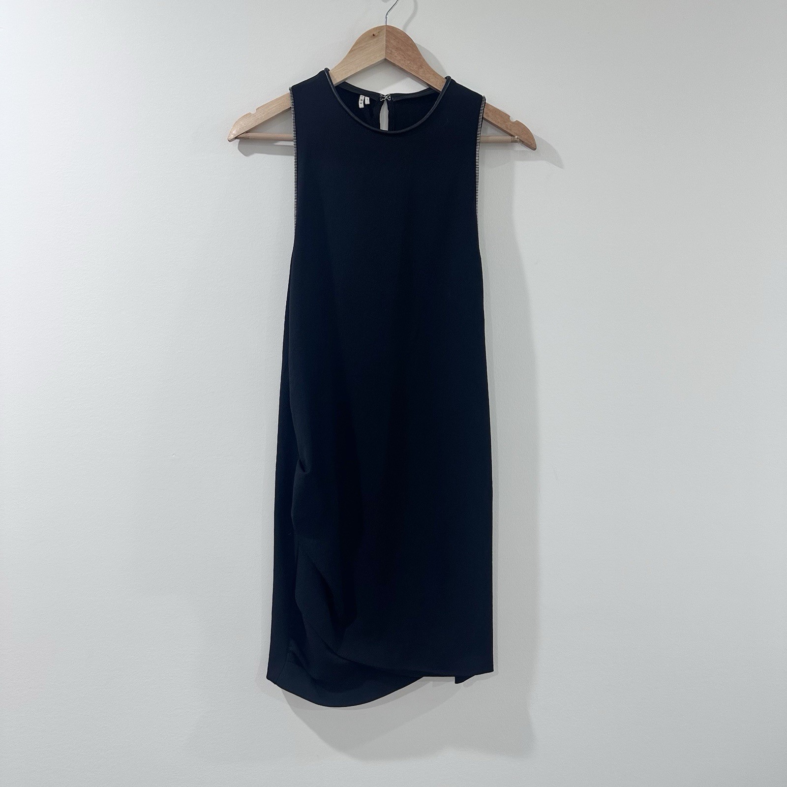 IRO Iseline sleeveless side zipper dress black size 1 small