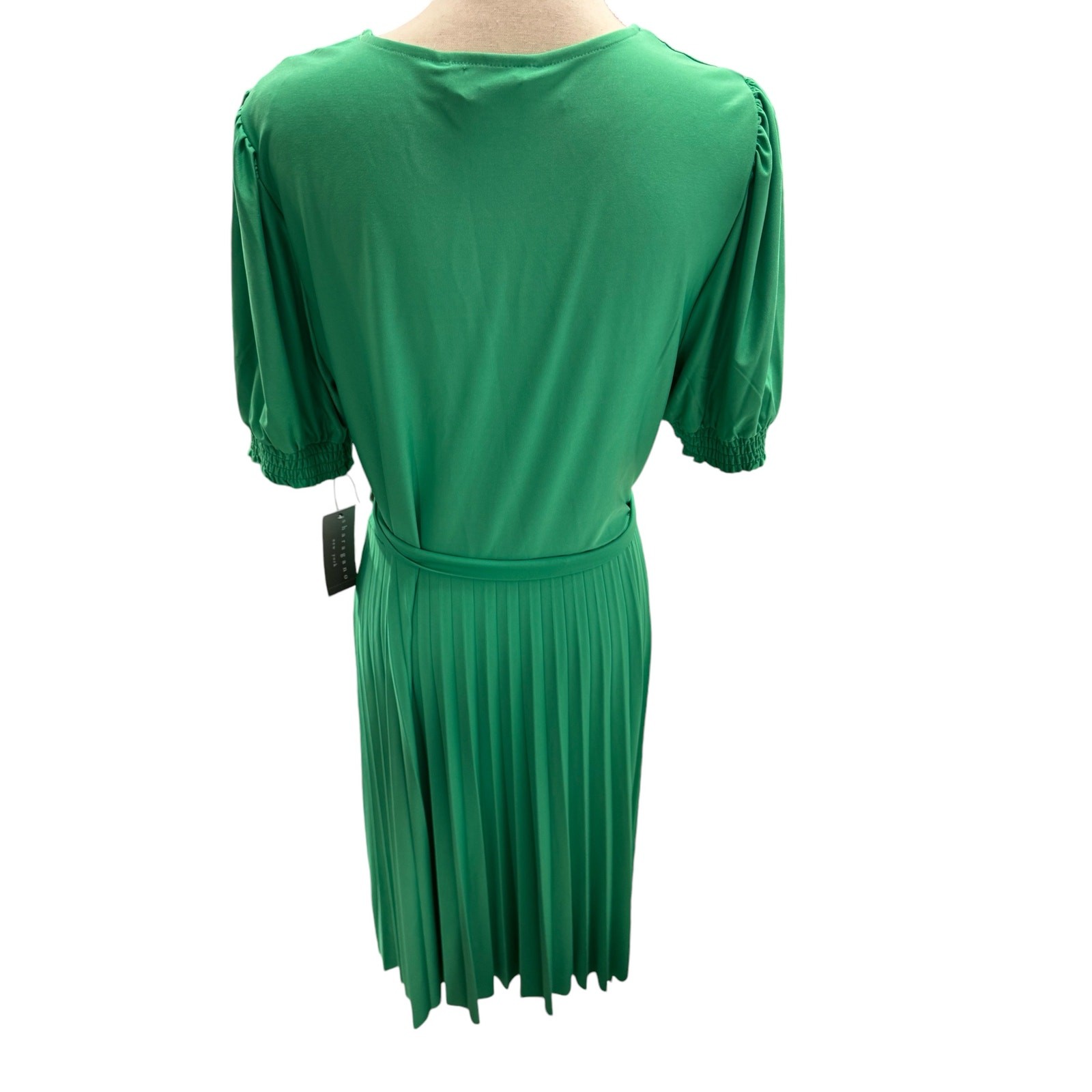 NWT!! Sharagano ,Asymetrical ,Hemline, N.Y. Pleated, Gathered Sleeve, MSRP 108