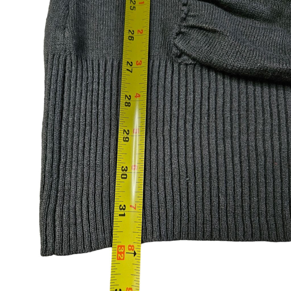 Body Central Small Grey Ruched Bodycon Dress