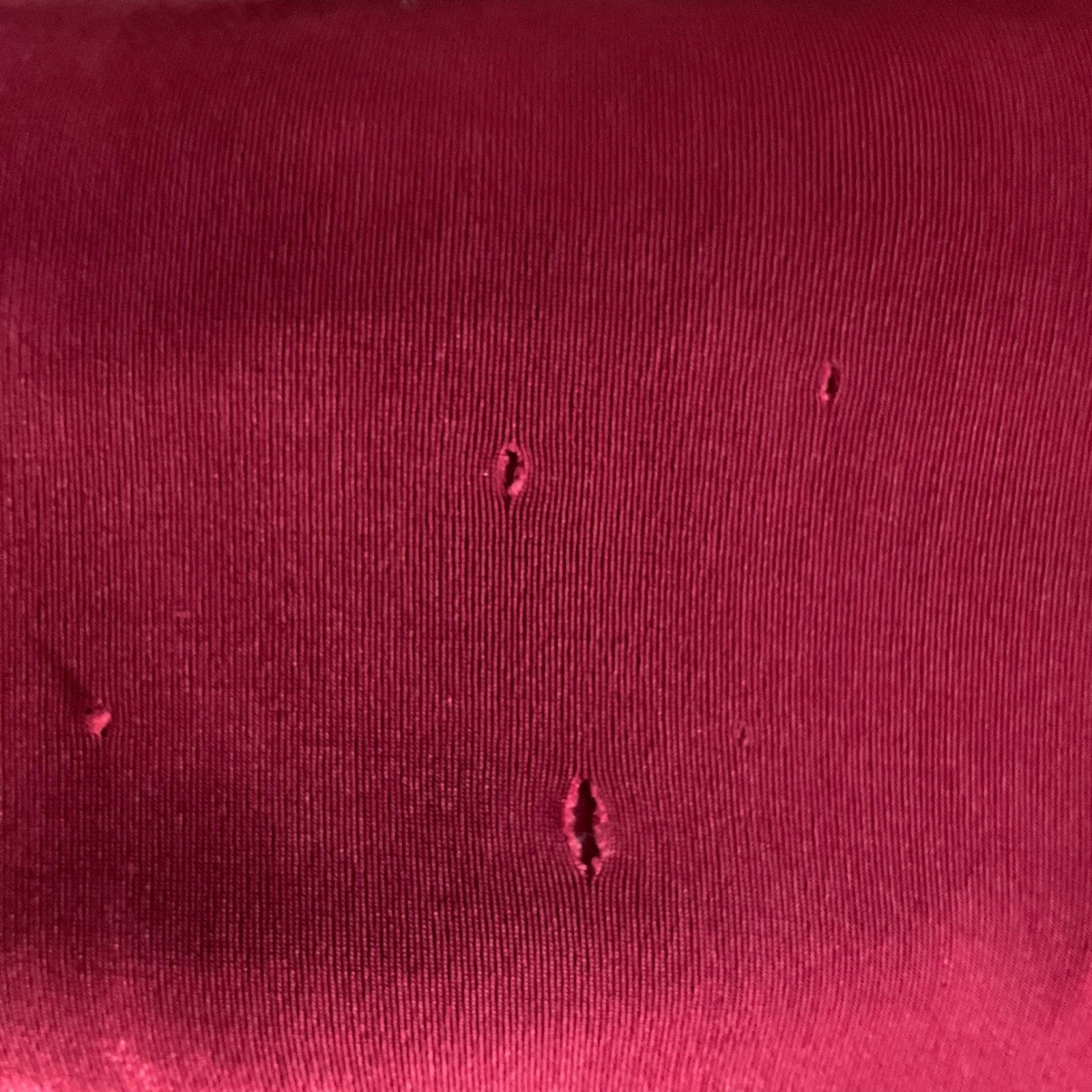 Bardot Ellis Maxi Dress Long Sleeve Backless Burgundy Sz Medium *READ FLAW*