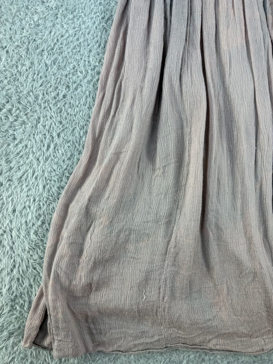Cloud Date Sleeveless Lace Yoke Pleated Mini Dress Size S