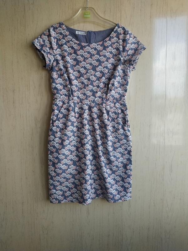 Women Sea Salt Dress Pink Cotton L