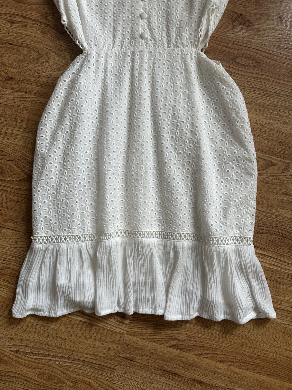 NWT Lost + Wander White Side Cut Out Dress S