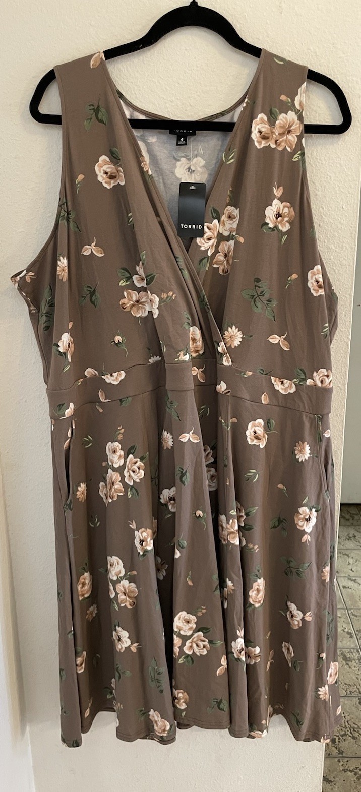 NWT Torrid 4x Women’s Plus Size 26 Super Soft Knit Cotton Stretch Sundress