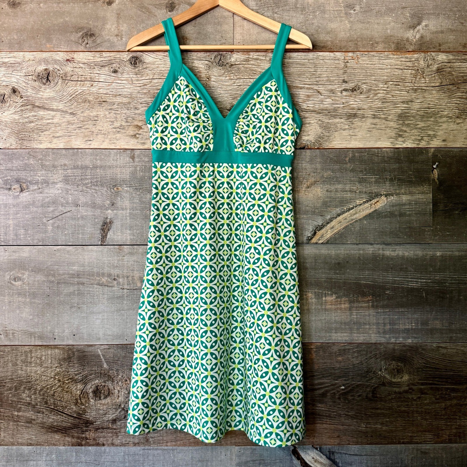 Patagonia Minette Dress M Wayward Teal Green A-line Sport Athletic Gorpcore