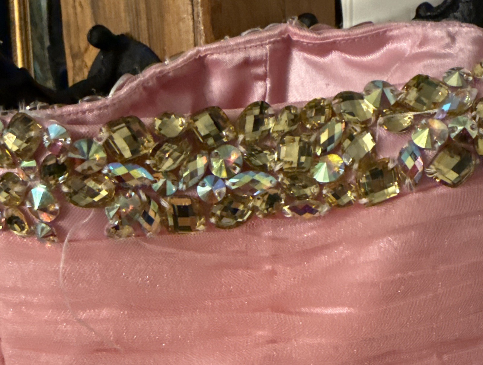 SHERRI HILL Homecoming Prom Formal Bubblegum Pink Ruffle Bow Tutu Dress Size 6