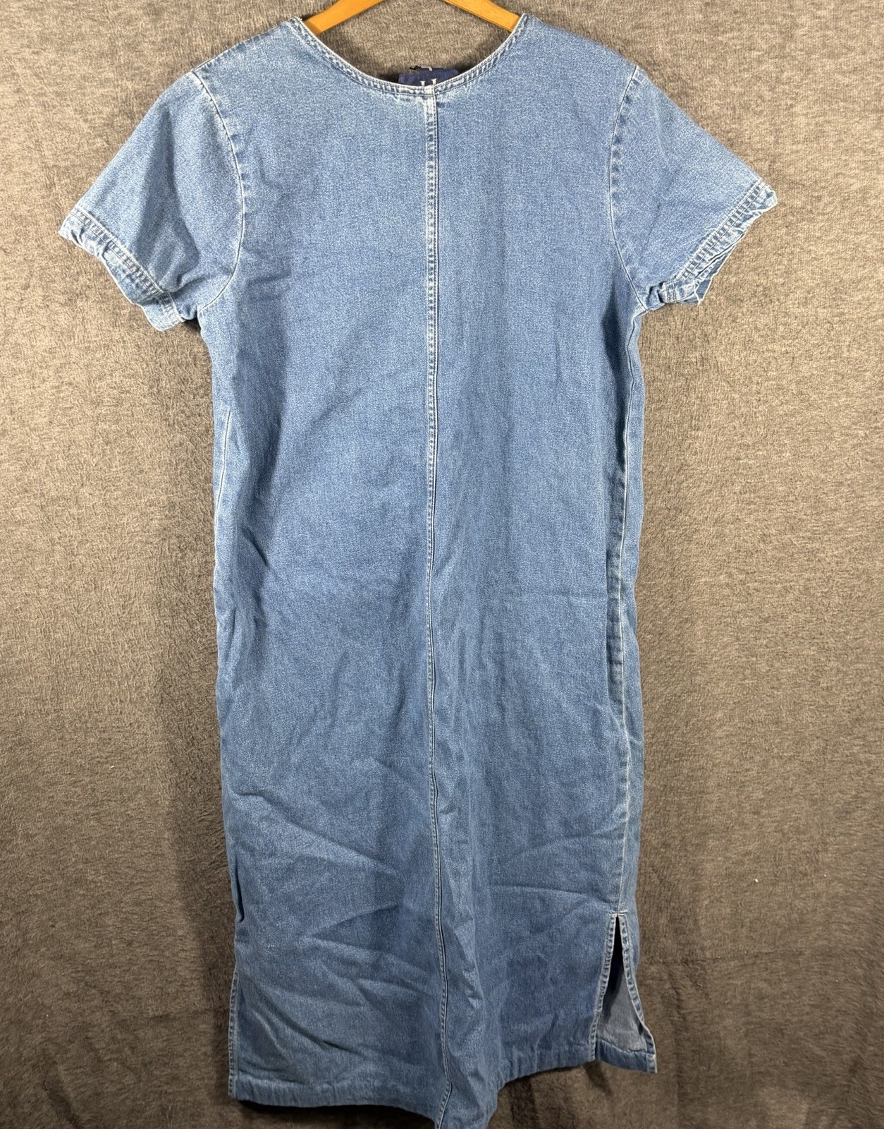 Original Ty Wear Denim Dress Size 8 Cotton Pockets Vintage Jumper Country