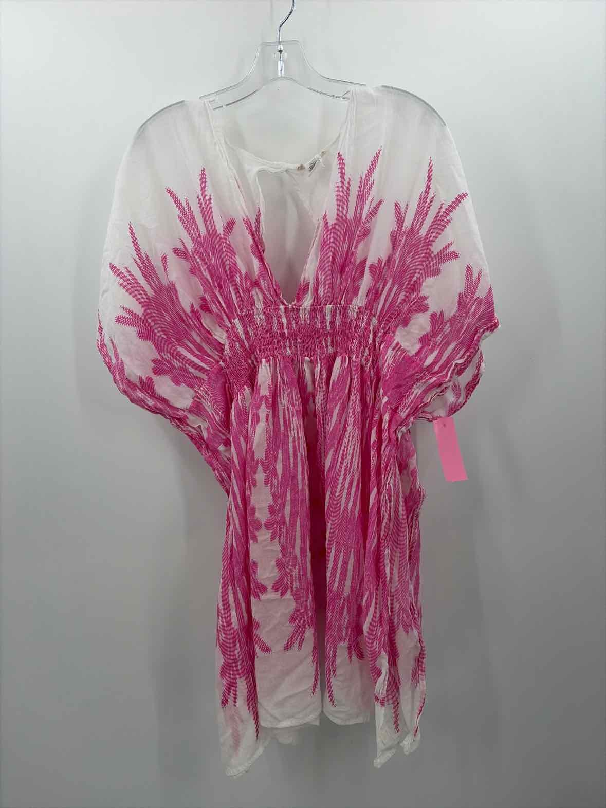 Pre-Owned Billabong Pink Size Large Knee Length Short Sleeve Dress