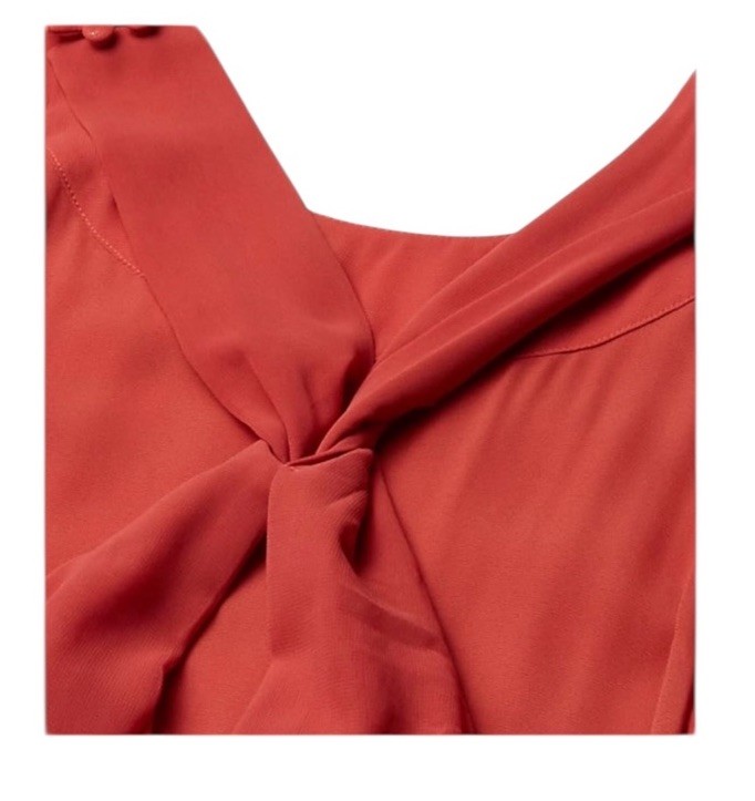 City Chic Halter Bliss Maxi Dress Size 16 Muted Burnt Orange Chiffon NWT.