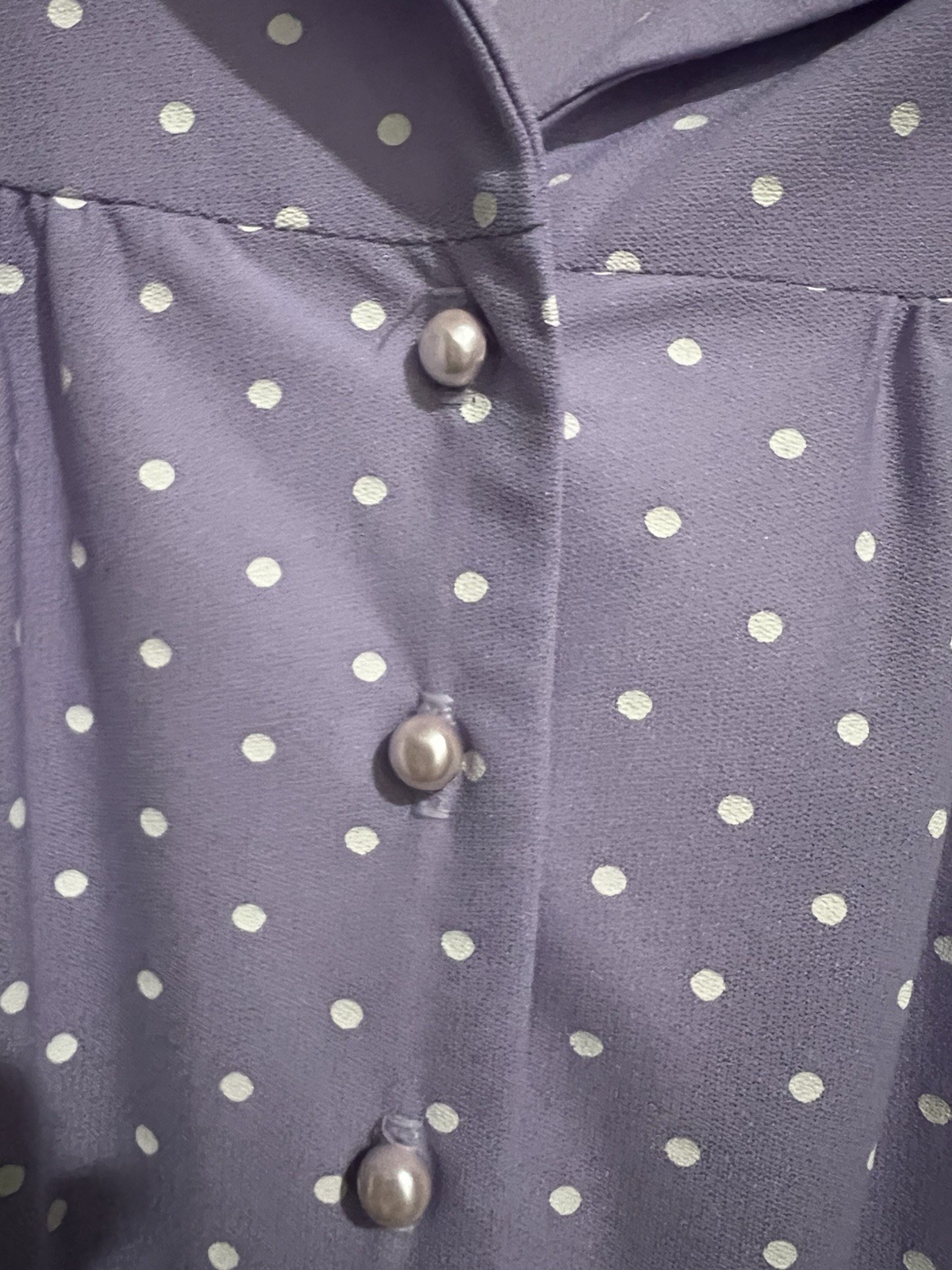 2 Vintage 70s 80s Sears Dress Pockets Granny Cottage Core The Shirt Dress Sz M L