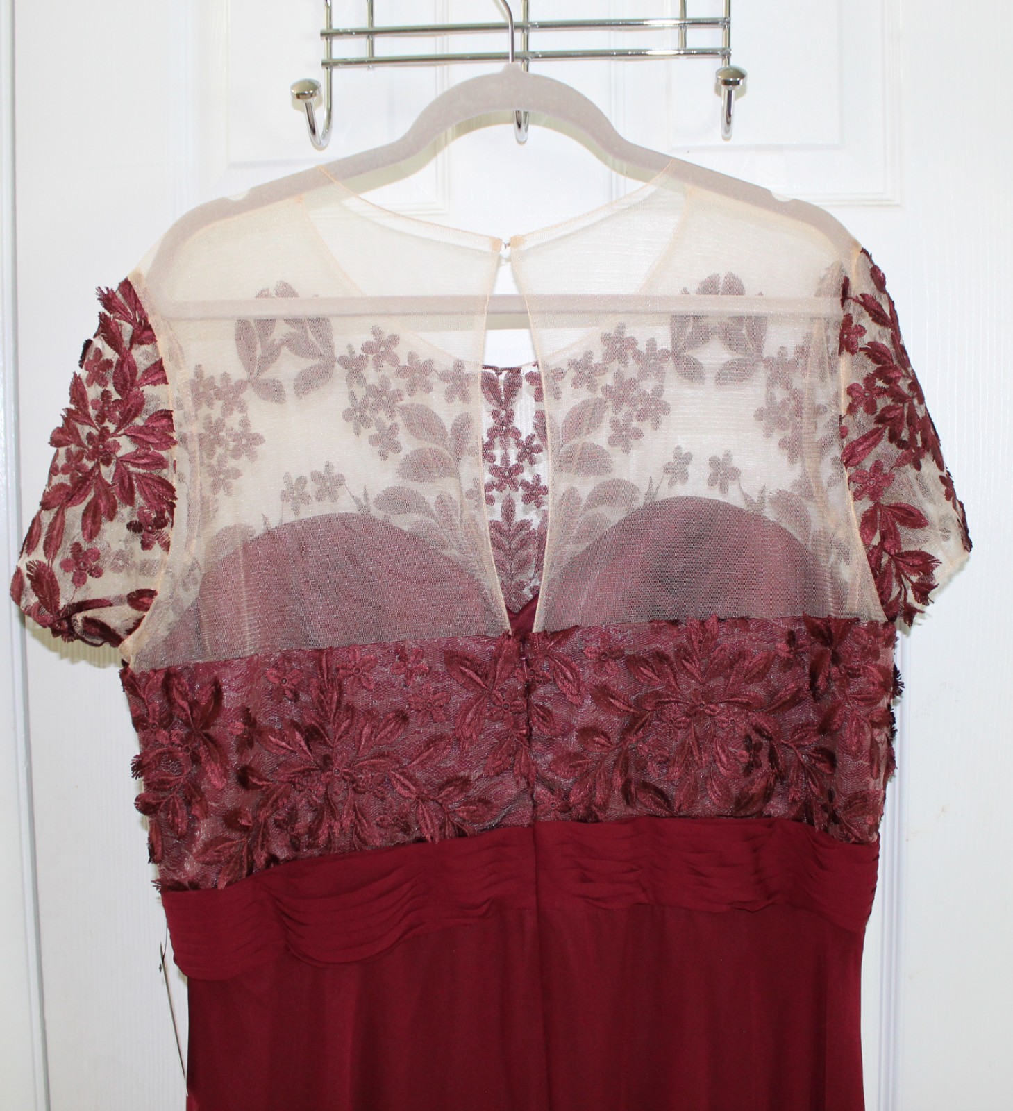NWT JS Collections Illusion Red Midi Maxi Dress 18W