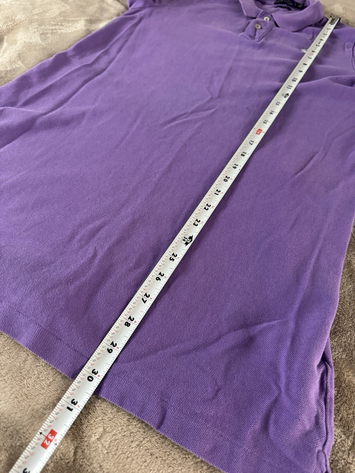 Polo Ralph Lauren Mesh Mini Polo Dress Purple L Preppy Tennis Golf Y2K