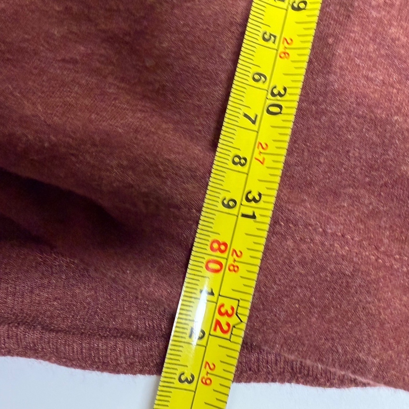 Athleta Large Rust Heathered Modal Tunic Sweatshirt Side Zip Long Sleeve Pockets