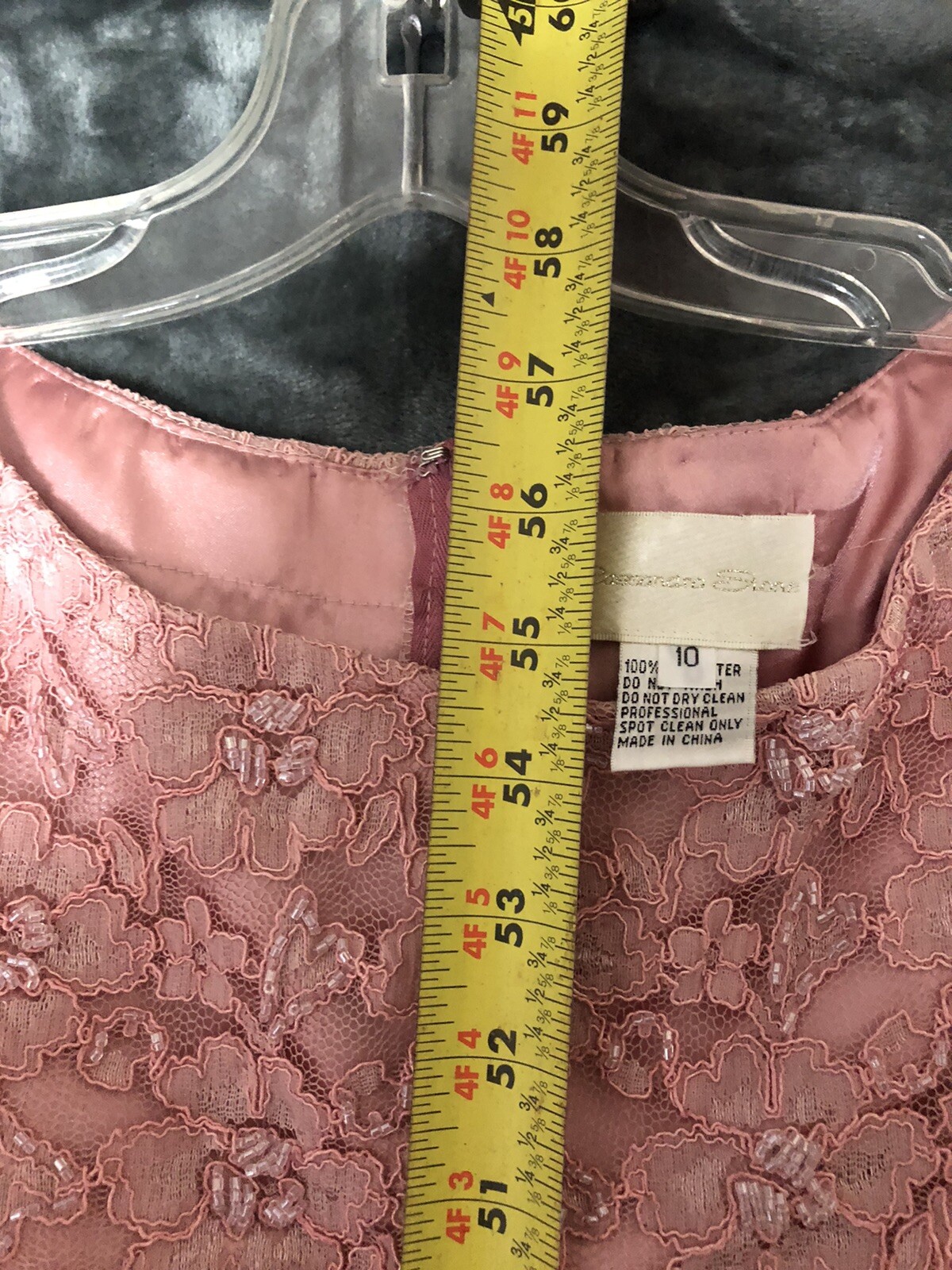 Cassandra Stone Formal Dress Size 10 100% Polyester