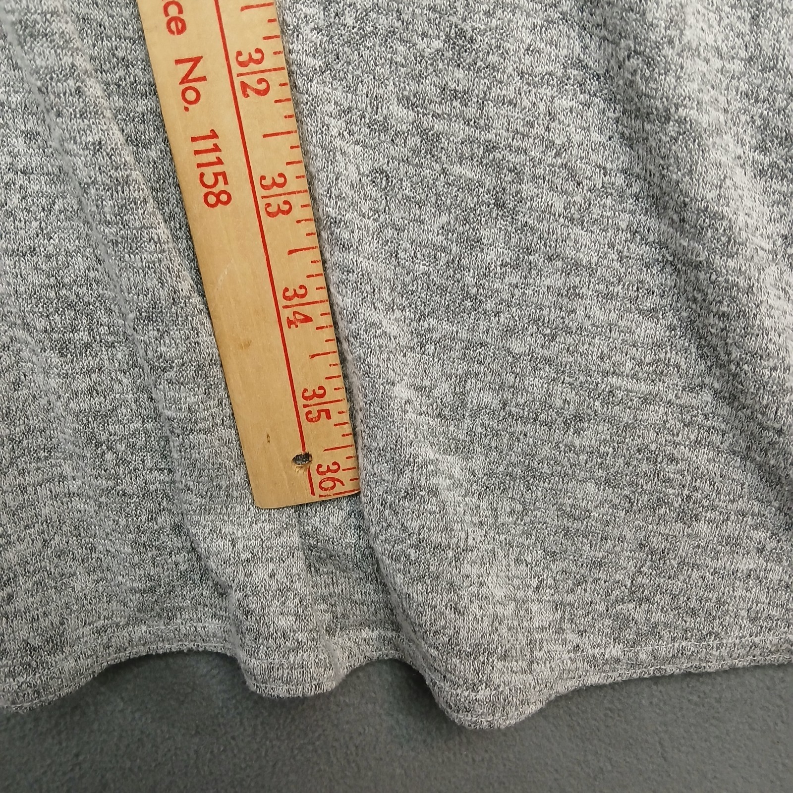 Wilfred Free A Line Swing Dress Womens XS Heather Gray Stretch Knit Sleeveless