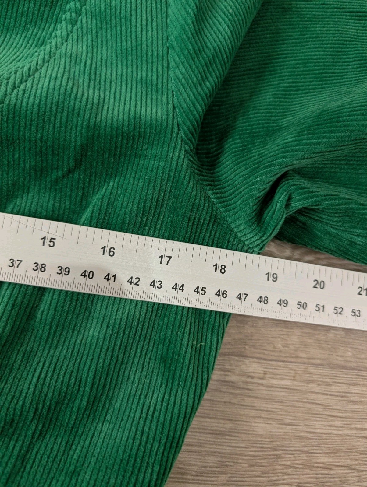 Oliver Bonas Green Corduroy V-Neck Mini Dress UK Size 10