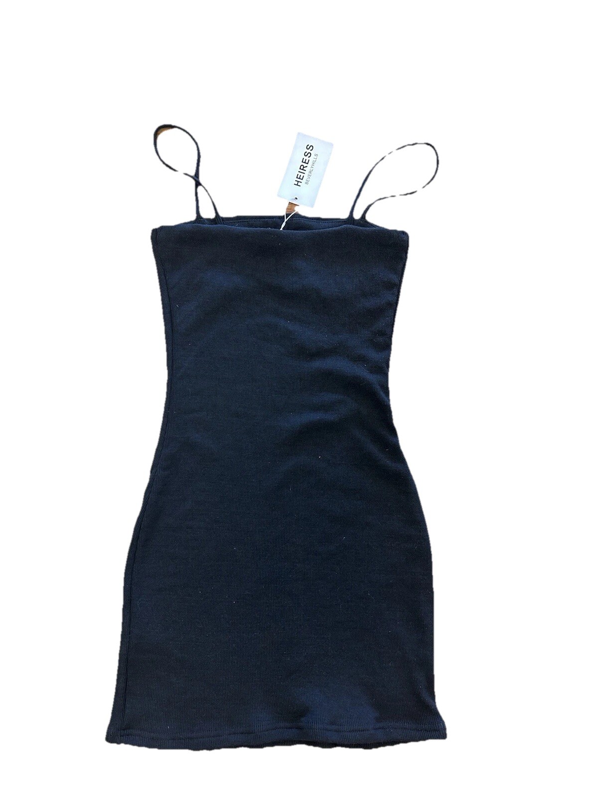 Heiress Beverly Hills Black Bodycon Mini Dress Size Large NWT