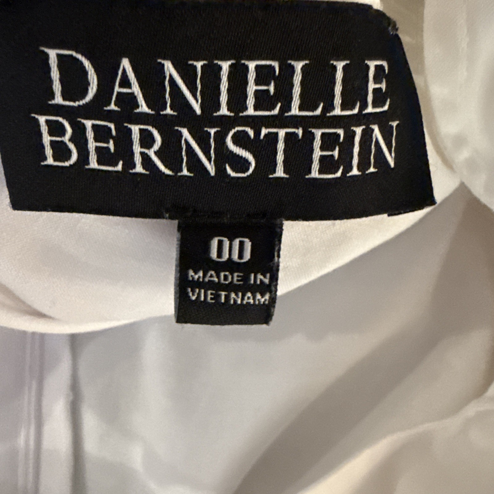 Danielle Bernstein WeWoreWhat white cotton corset panel mini dress size 00