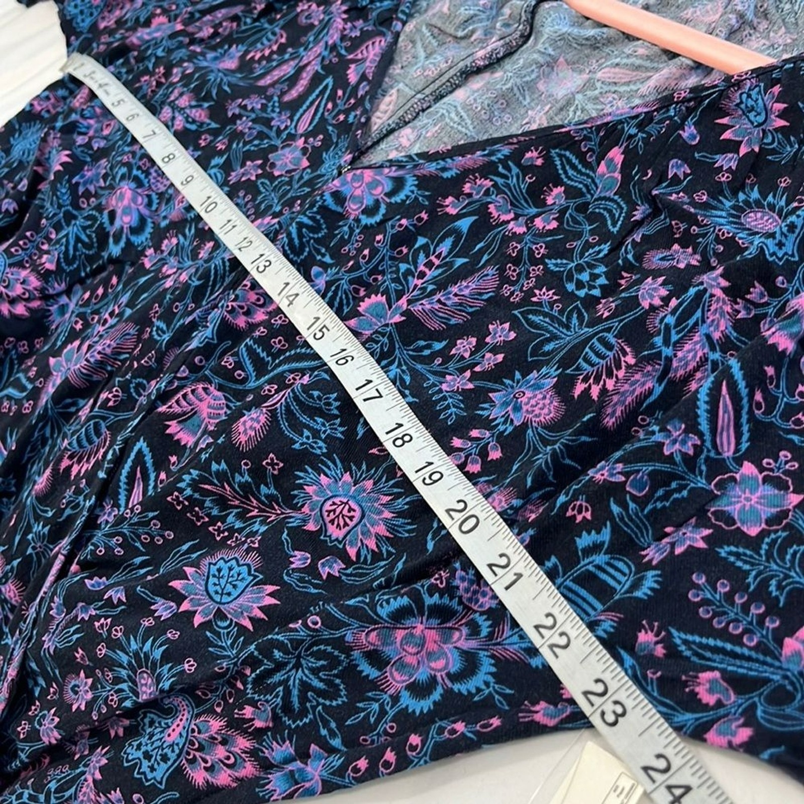 Goodthreads Wrap Dress with Pockets NWT Viscose, Multicolor Floral, XL