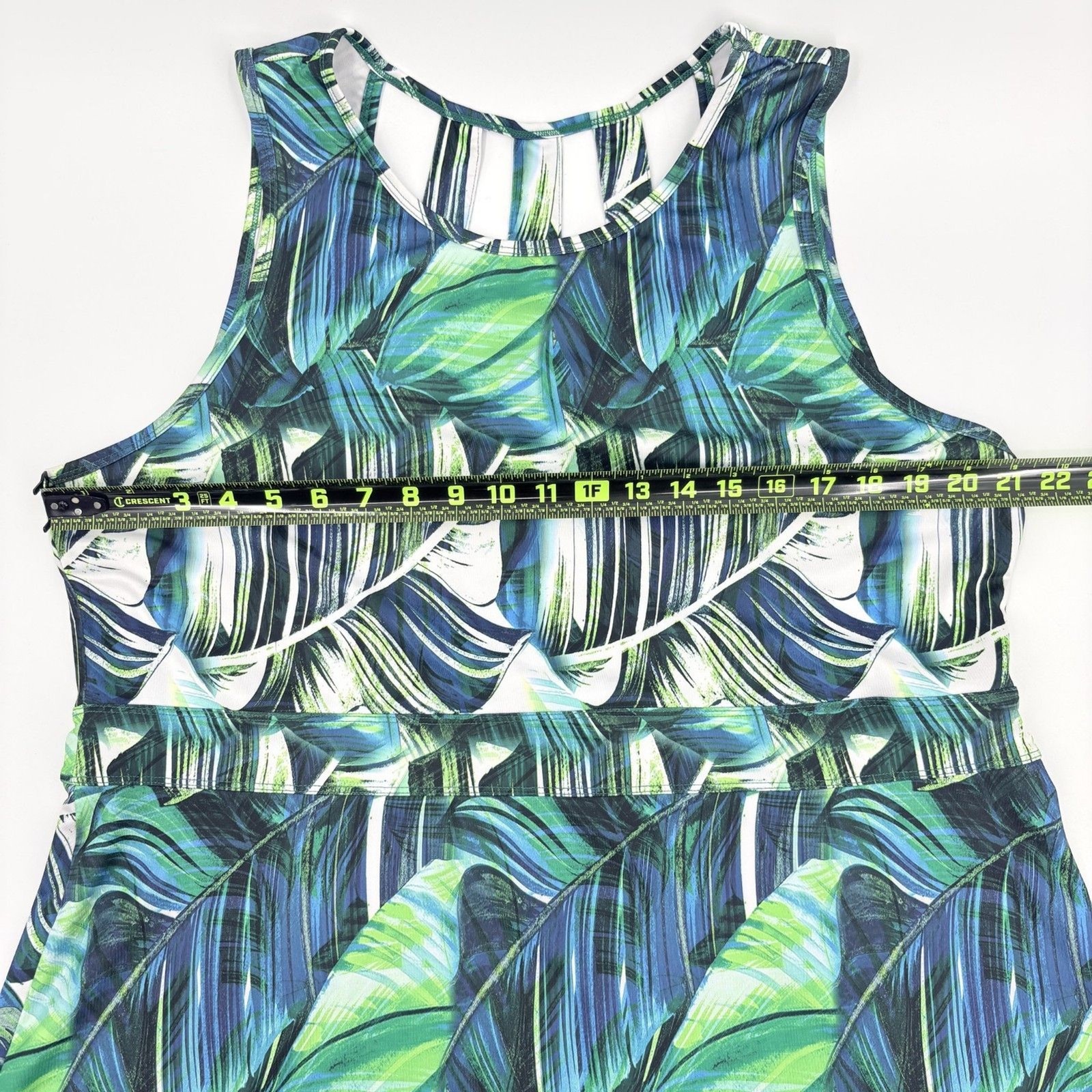 Reel Legends Keep It Cool Palm Athletic Dress XL Exercise Workout Performance