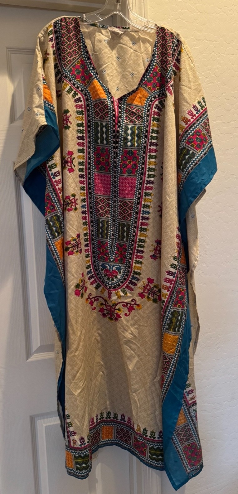 Gypsie Blu Women’s Plus Size Kaftans Dresses Polyester Printed Long kaftan