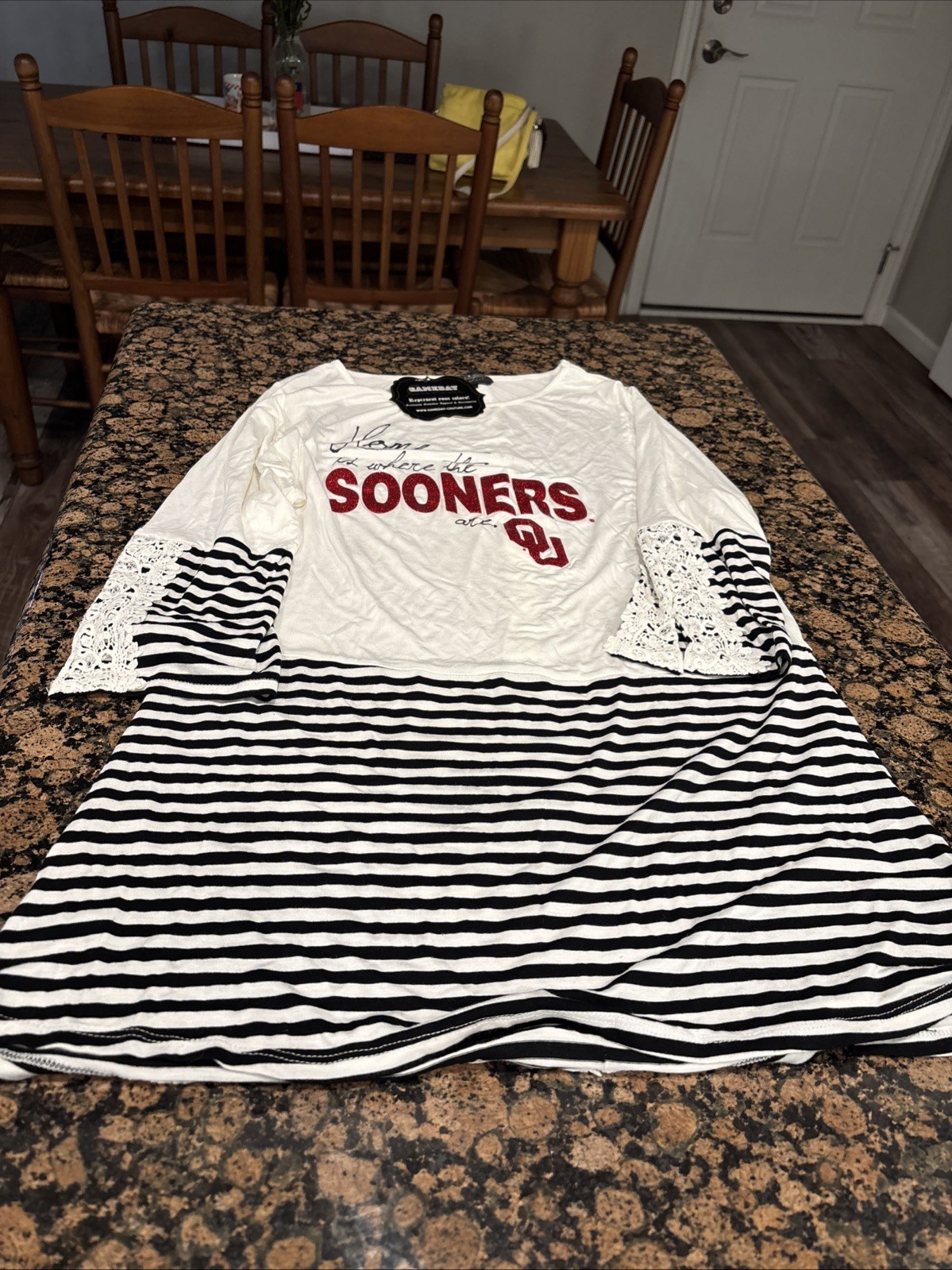 NWT OU Sooner Dress/Tunic – Gameday Couture​ size L – BOOMER!