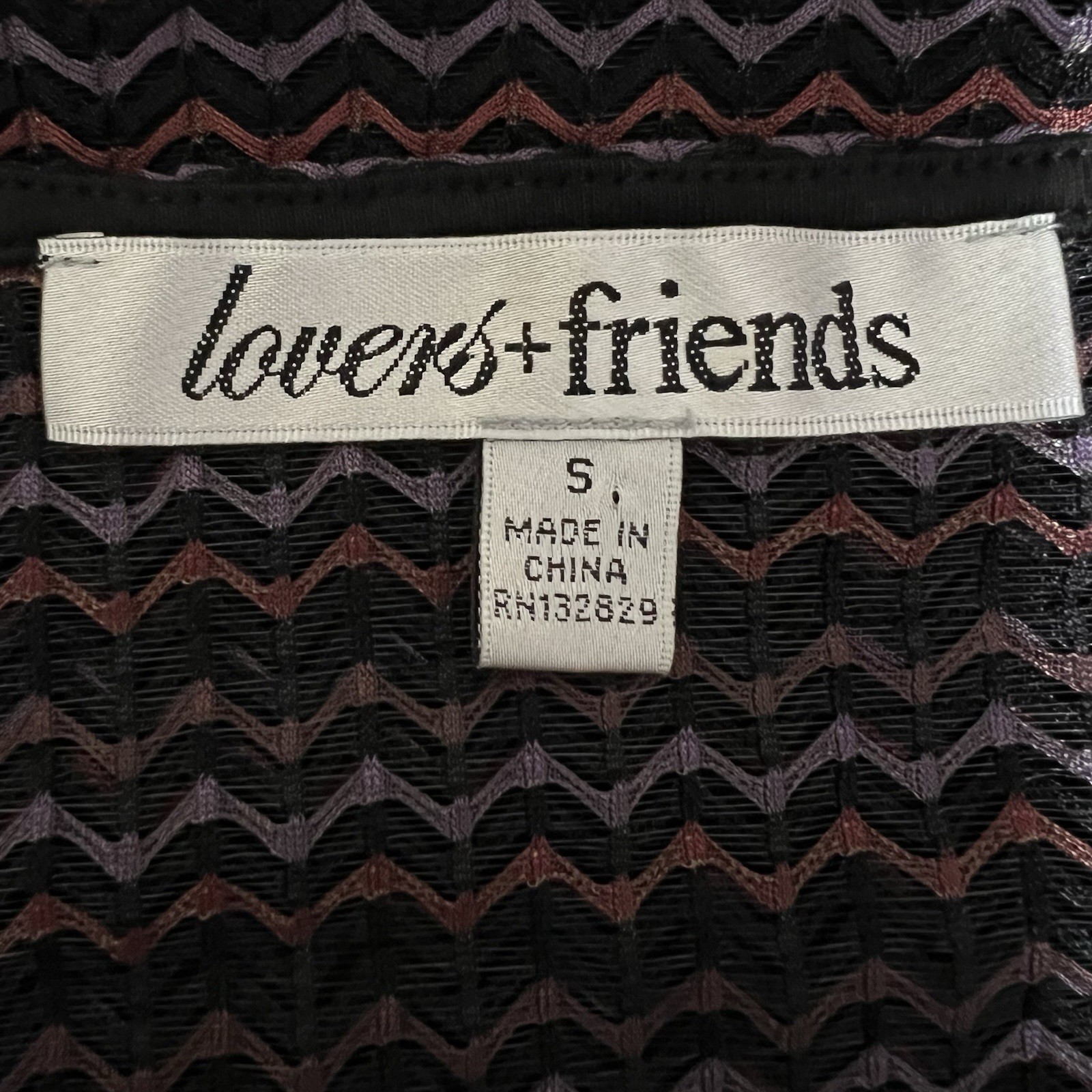 Lovers + Friends Dress Revolve Backless Bodycon Chevron Cocktail Party NEW Sz S