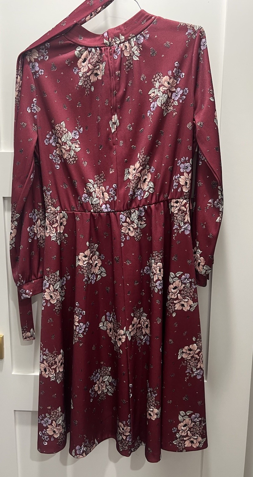 2 Vintage 70s 80s Sears Dress Pockets Granny Cottage Core The Shirt Dress Sz M L