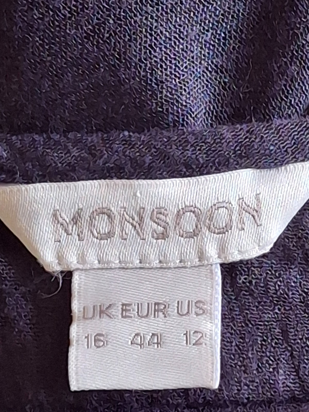 Monsoon Navy Embroidered Summer Dress UK 16 Sequin Detail Boho Tunic Beach Holid