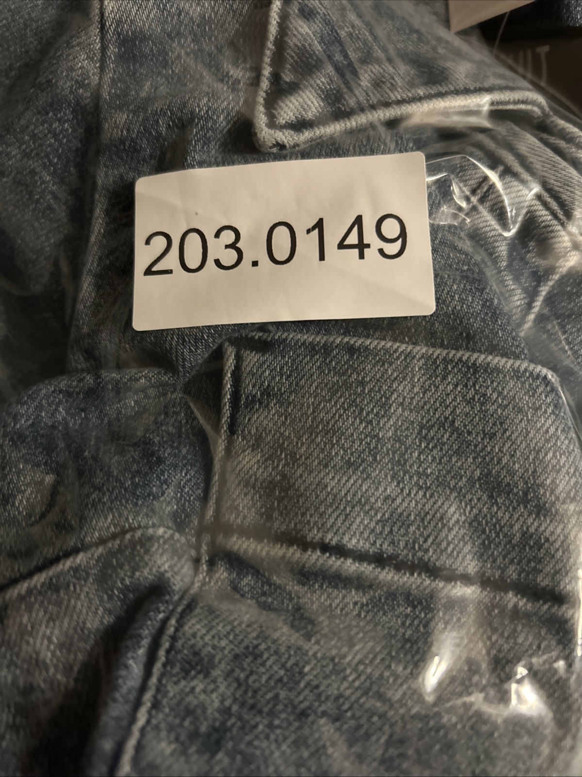 KUT medium wash denim dress collar size 10
