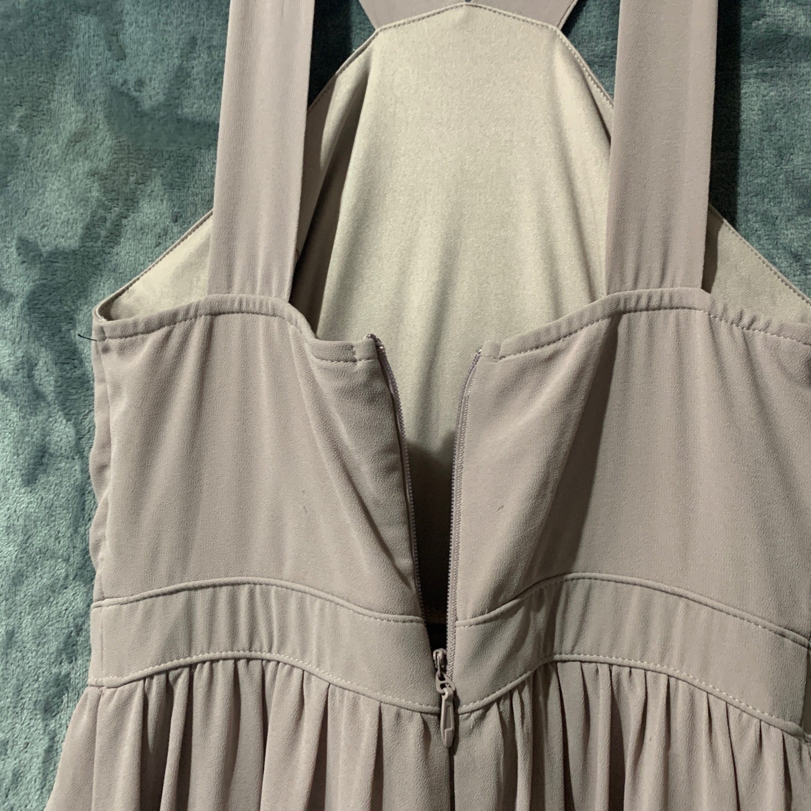 Lulus Heavenly Hues Mauve Rose Halter Maxi Dress Small Pink Formal Bridesmaid