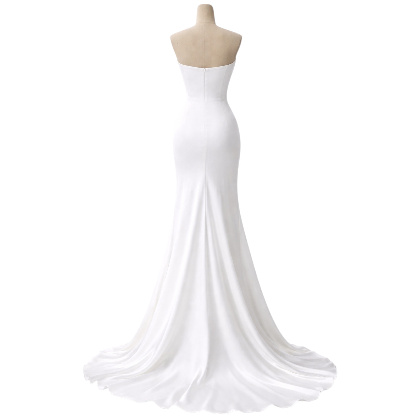 Watters Orlies Wedding Gown Size 2 Ivory Strapless Slit Bridal Dress NWT