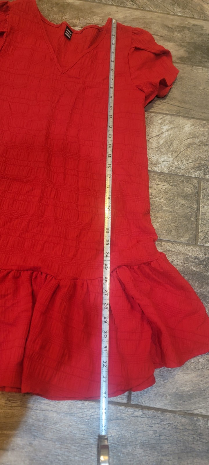Red dress size lg NEW WOT