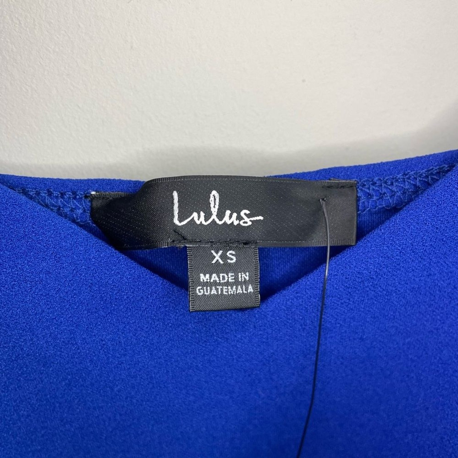 Lulus Forever Your Girl Royal Blue Bodycon Mini Dress with Spaghetti Straps