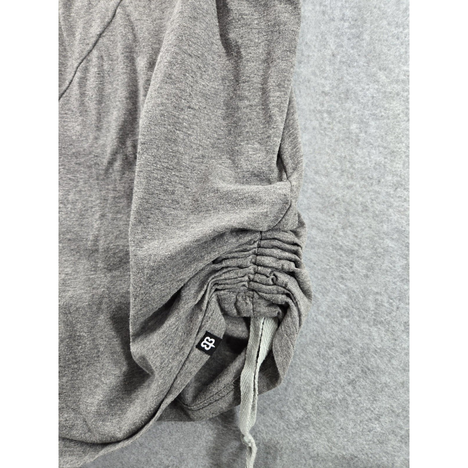 Betabrand 3/4 Sleeve Gray Convertible Pockets Tunic Dress Sz Large L