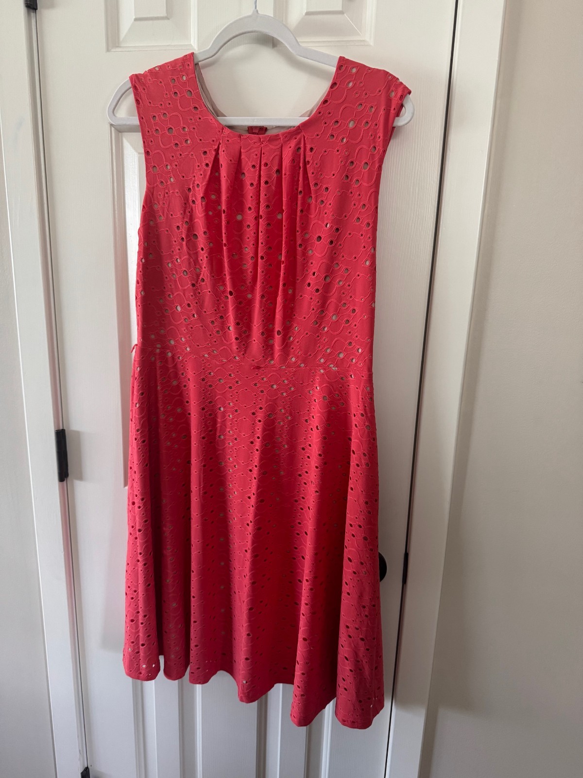 DB Established 1962 Womens Orange Coral Sleeveless Dress Size 10 E9