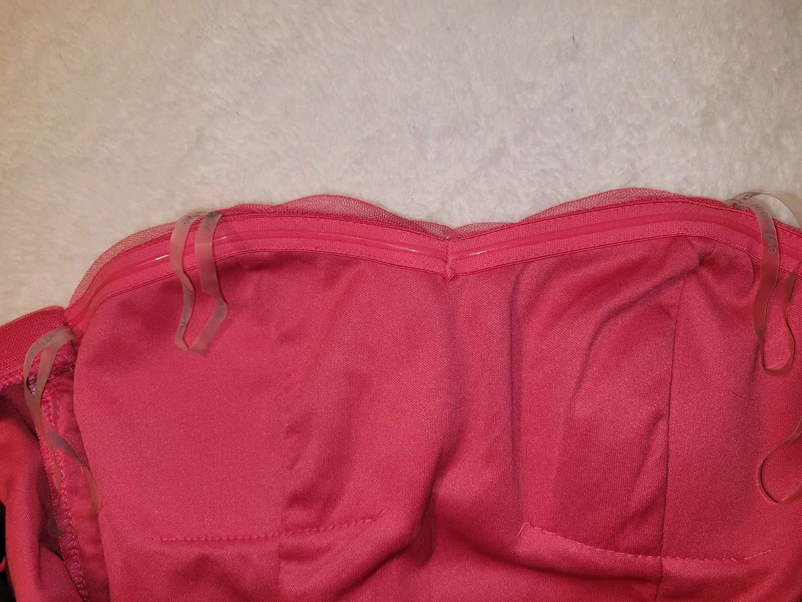 NWT Junior’s sz 3 Strapless Dress Tulle Ruffle Party HCO Dance Cocktail Dress