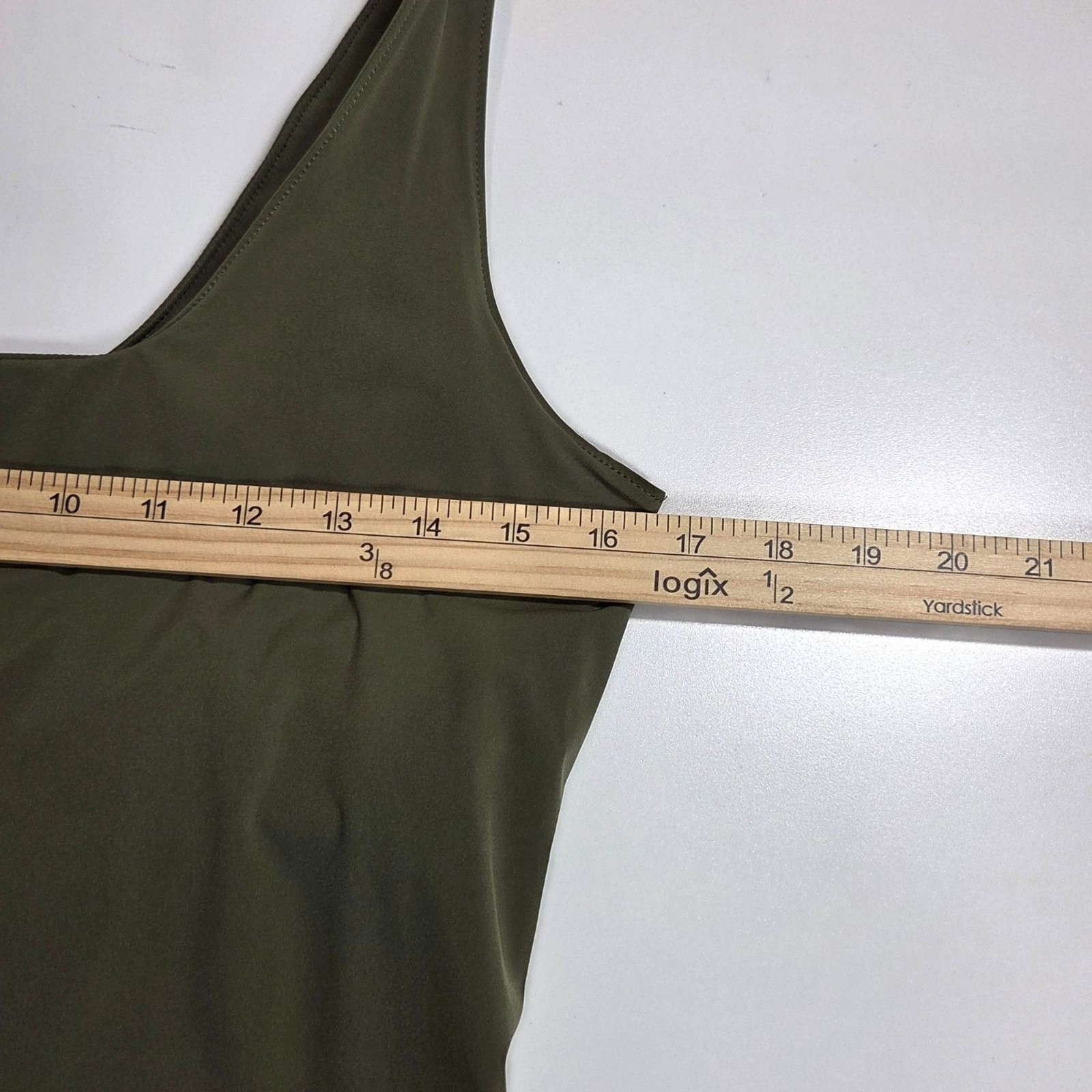 Nike Dress Medium Olive Green Bliss Luxe Training Built in Shorts Tennis Golf