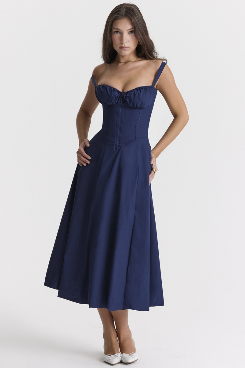 Female Dress Commuter Temperament Solid Color Fashion High-end Sling Dress