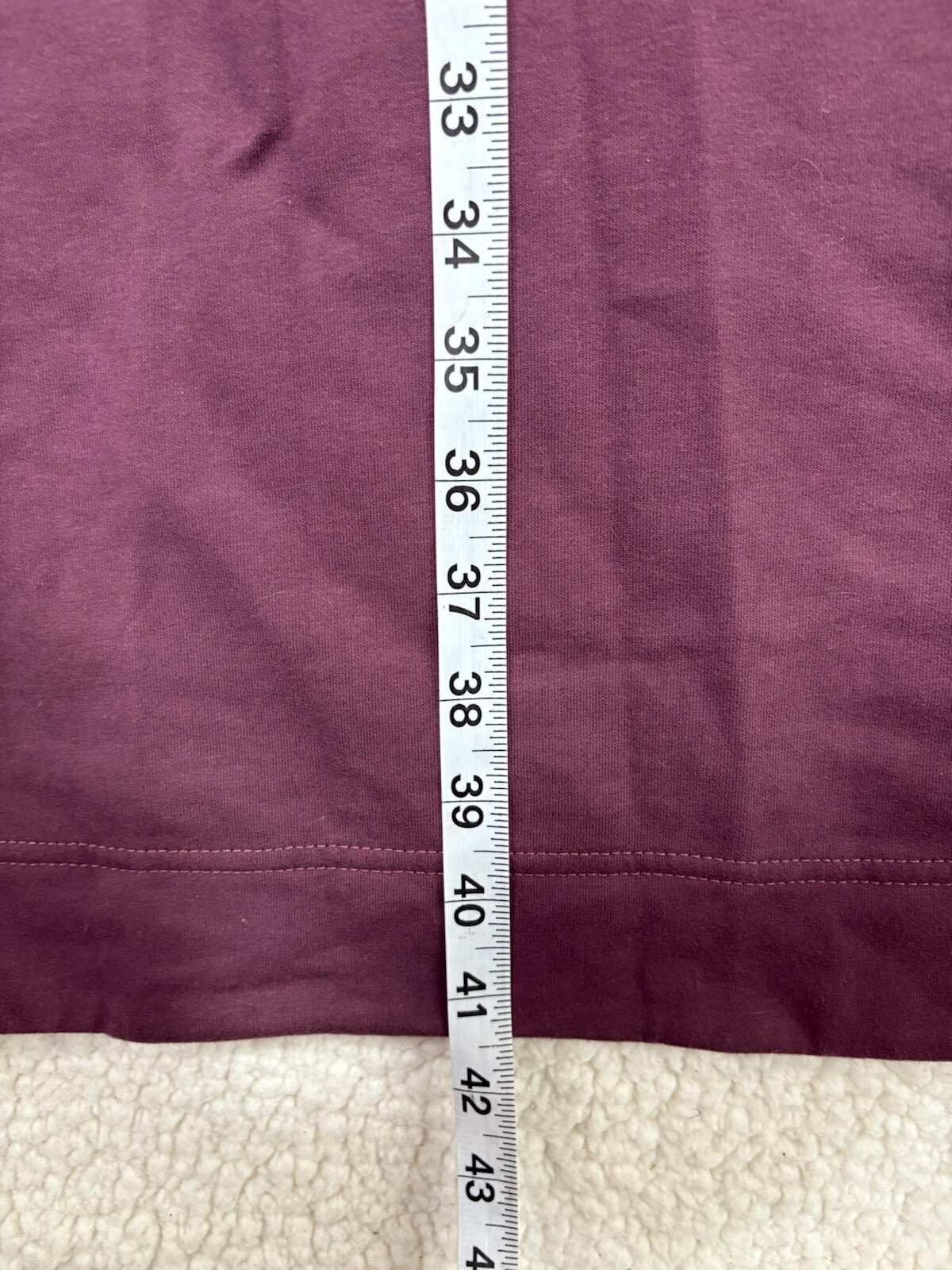 Athleta Short Sleeve Hoodie Sweatshirt Dress Burgundy Maroon Size S Midi Slits