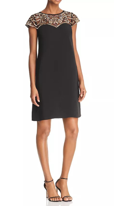 Aidan Mattox Embellished Shift Dress MSRP $350 Size 2
