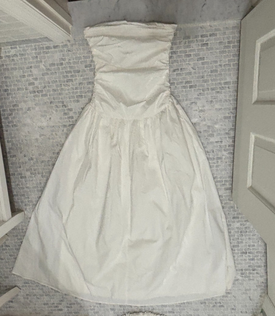 Peppermayo Carmel Maxi Dress – White (size small/US 4)