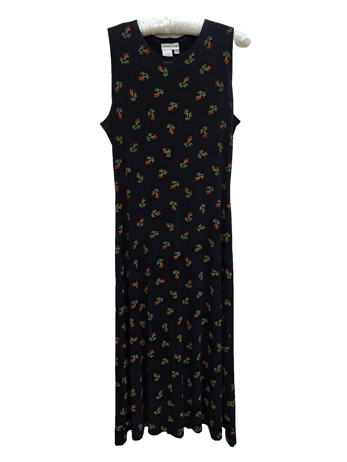 Coldwater Creek black sleeveless dress size medium petite