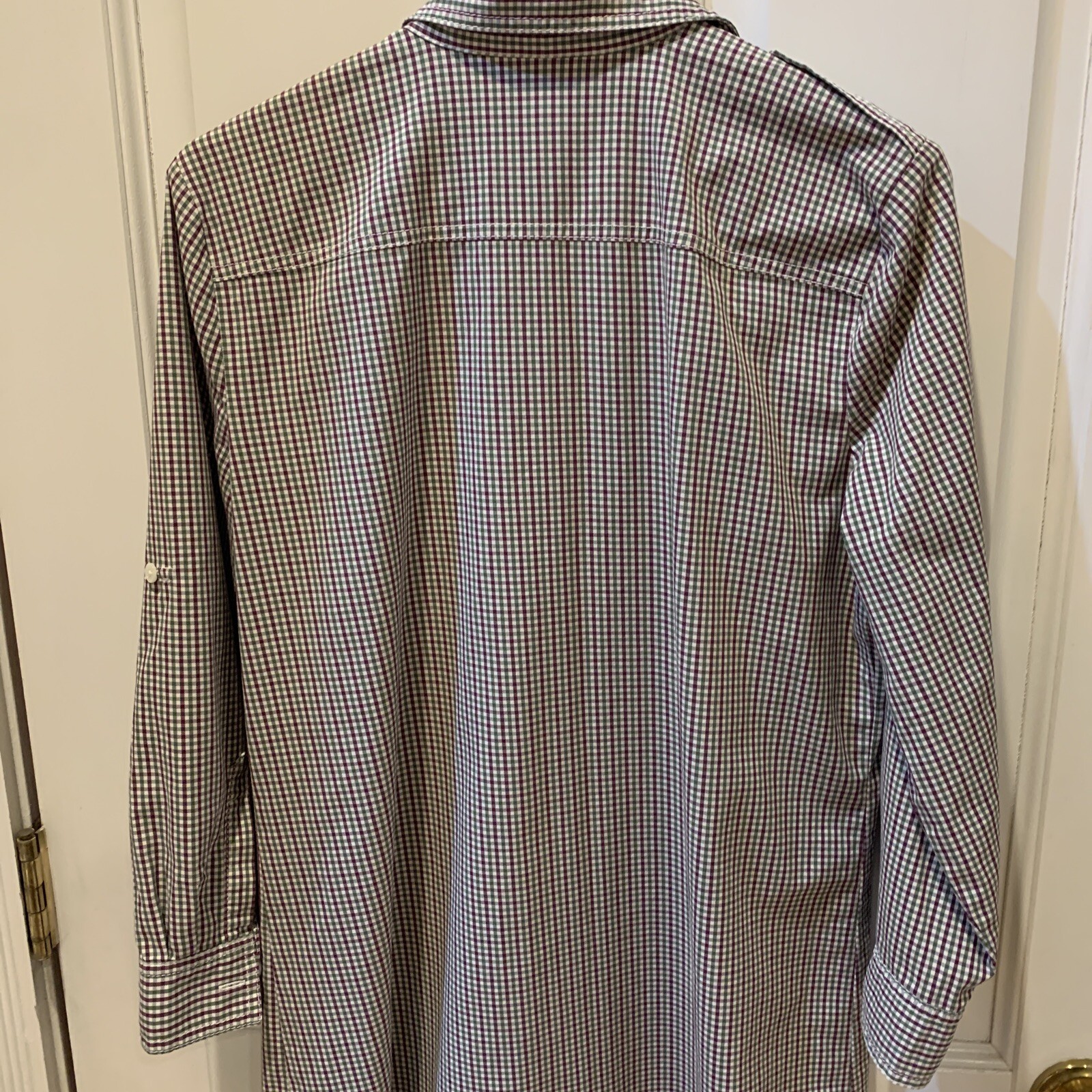 Lands’ End Canvas Button Up Shirt Dress, Size 10
