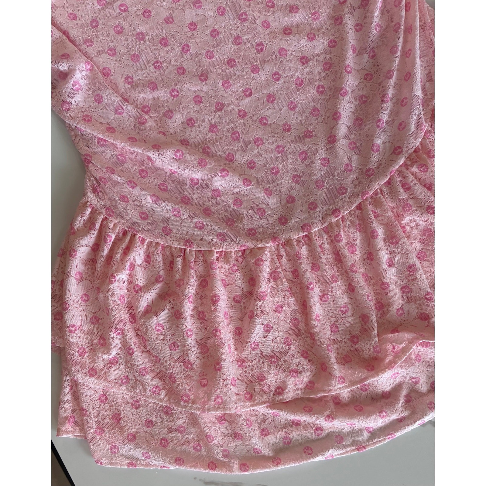 VS PINK x LoveShackFancy Everblooming Strapless Floral Lace Mini Dress XL NWT