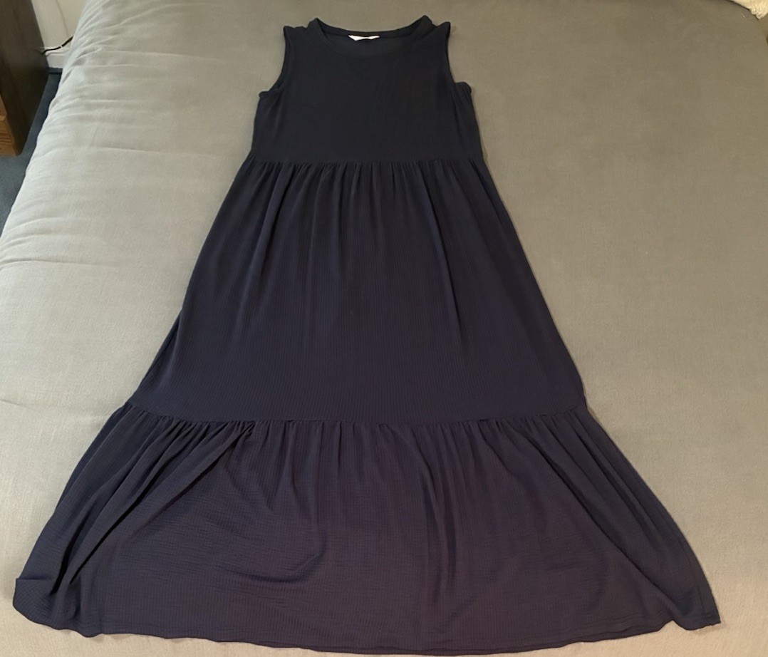 Christopher & Banks Blue Women’s Sleeveless Sun Dress Large