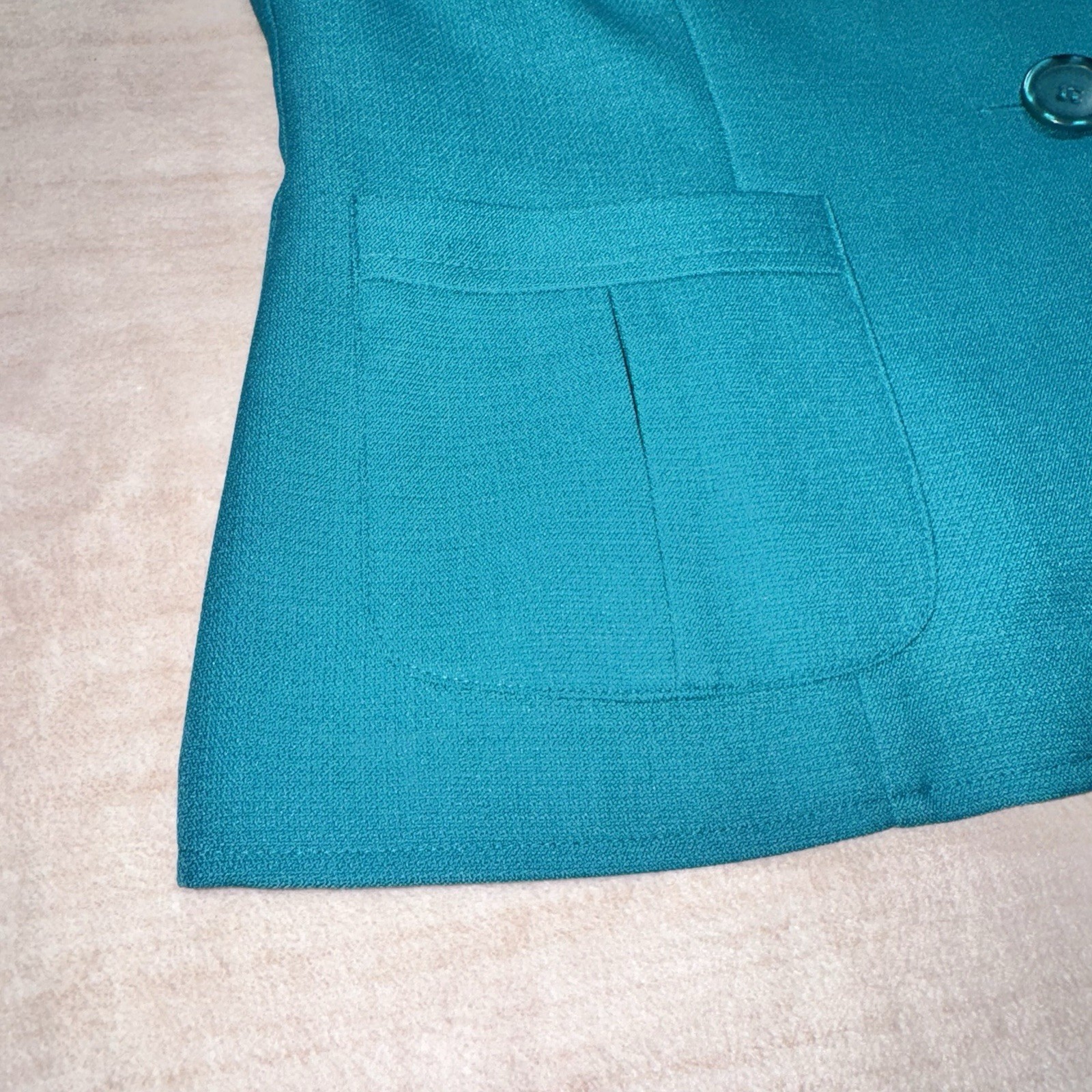 Studio I 2 Pc Dress Jacket Set Size 12 Teal Paisley Maxi Dress Formal