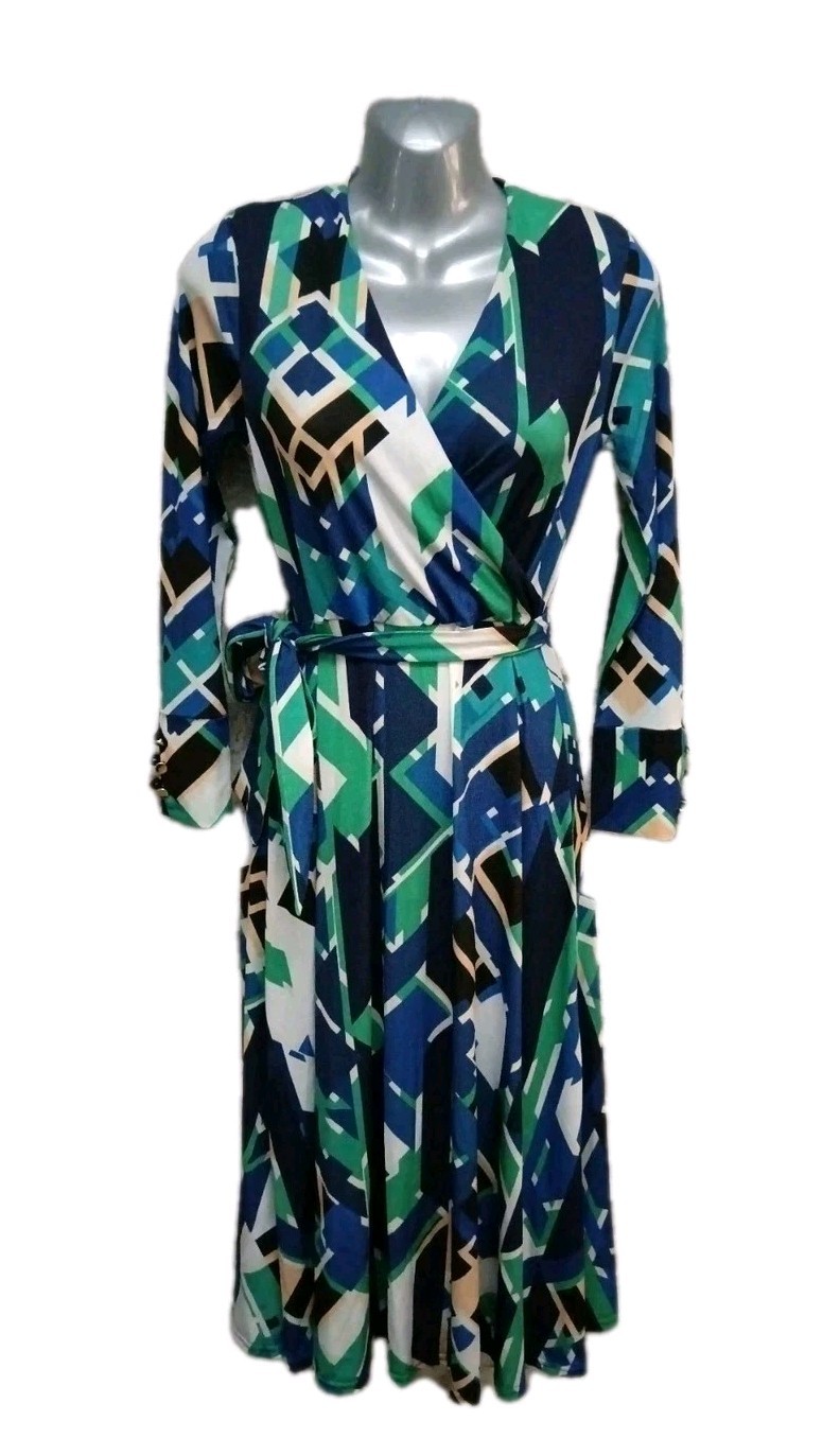 Karen Millen Women’s Dress UK 8 Multicolor 100% Polyester