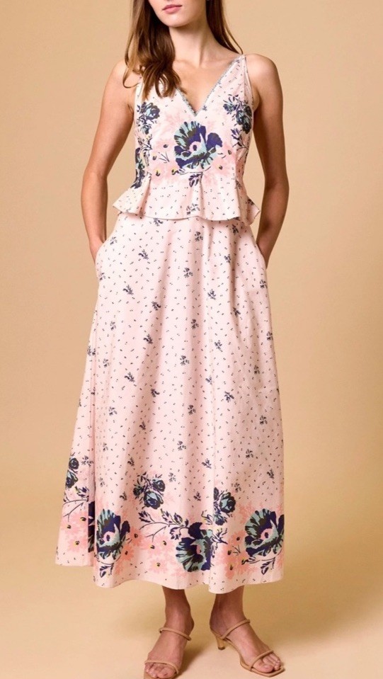 Cleobella Mena Ankle Dress in Liora Print Size M